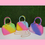 "Vivid Nights" Top Handle Bag