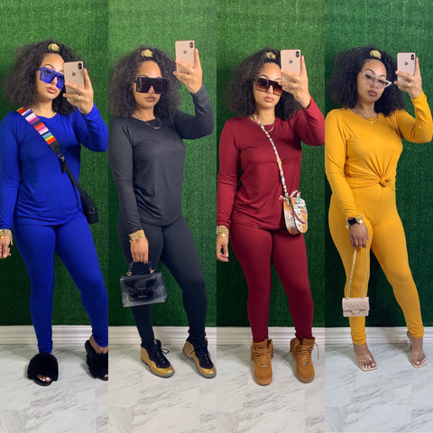 Long Sleeve Comfy Set