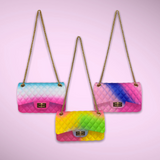 “Vivid Nights” Shoulder Bag