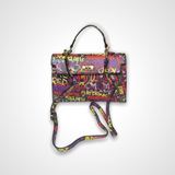 Sassy Top Handle Graffiti Bag