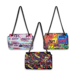 Gun Metal Graffiti Bag